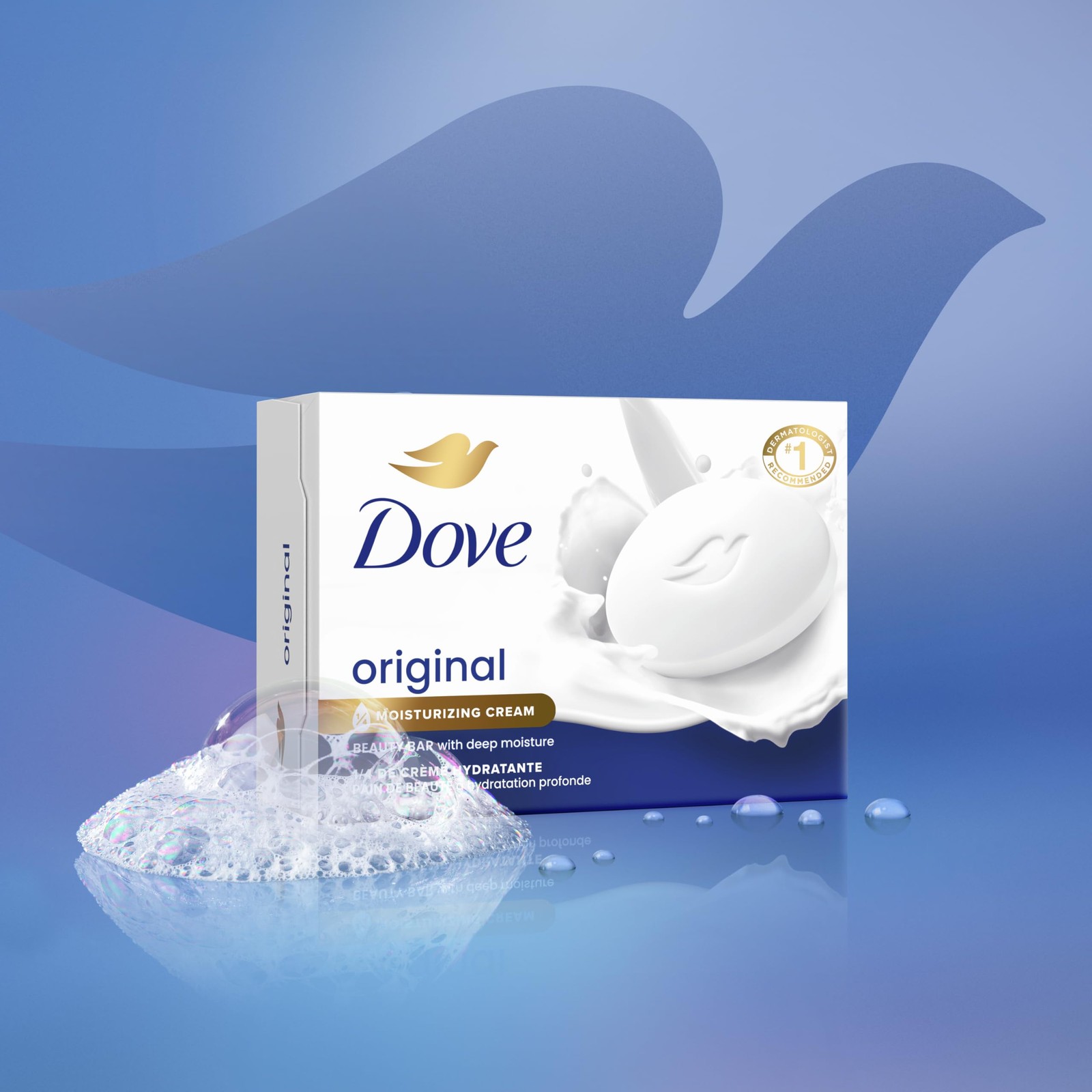 Dove Beauty Bar Soap Original 8 Count for Soft, Smooth Skin, with 1/4 Moistur…