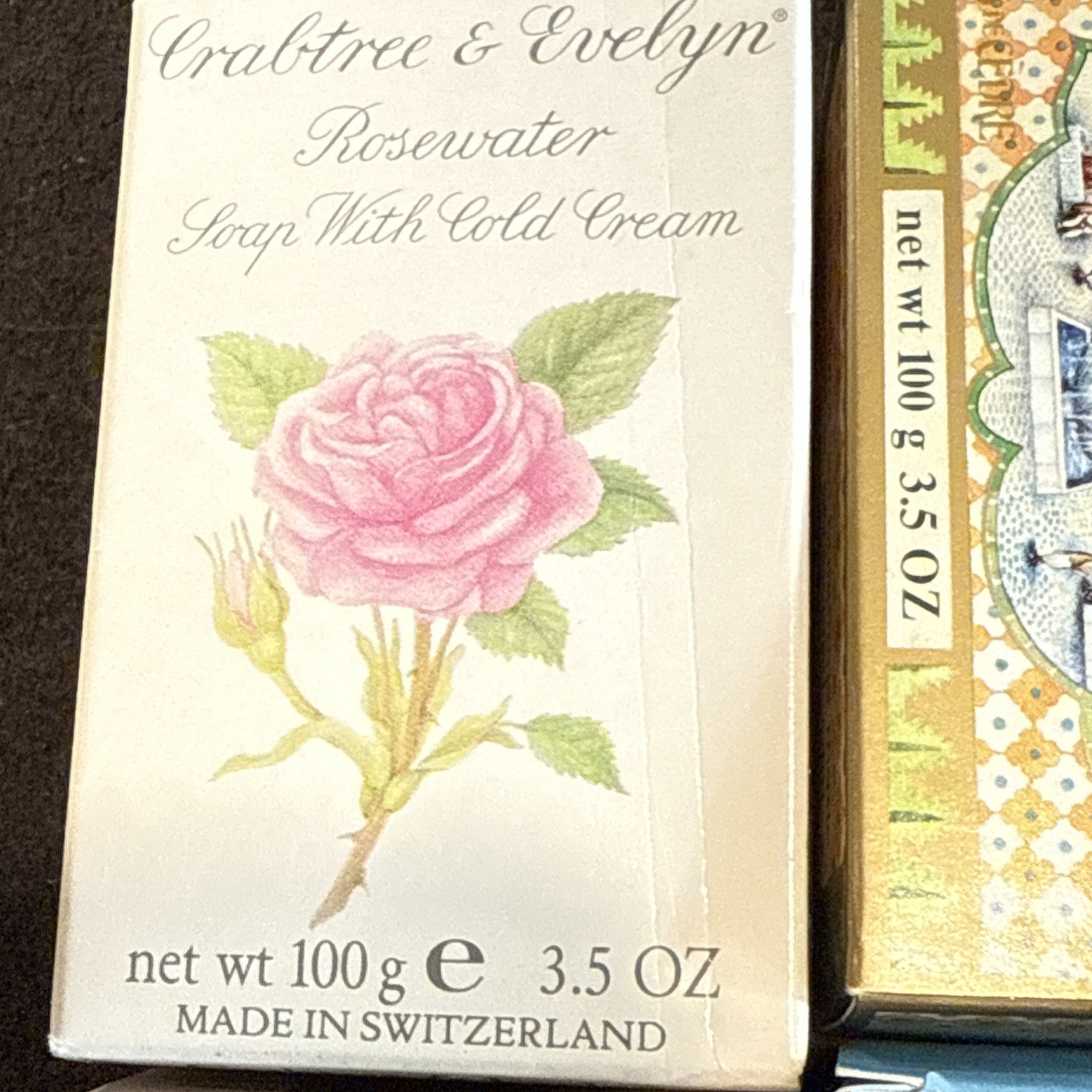 Lot Of 4 Different Crabtree & Evelyn Bar Soaps 3.5oz Each