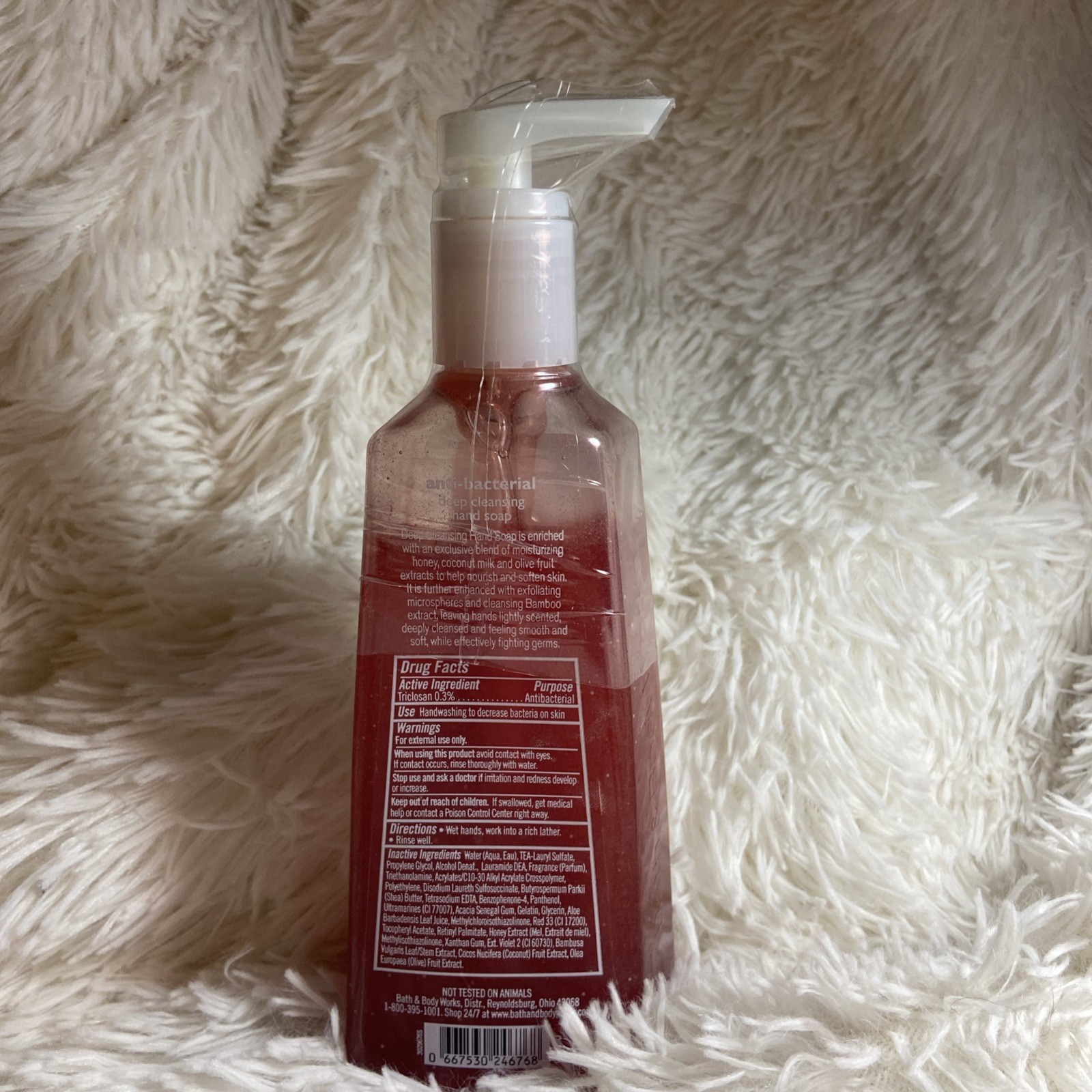 BATH & BODY WORKS RASPBERRY PINK PEONY ANTIBACTERIAL HAND SOAP – NEW, SEALED