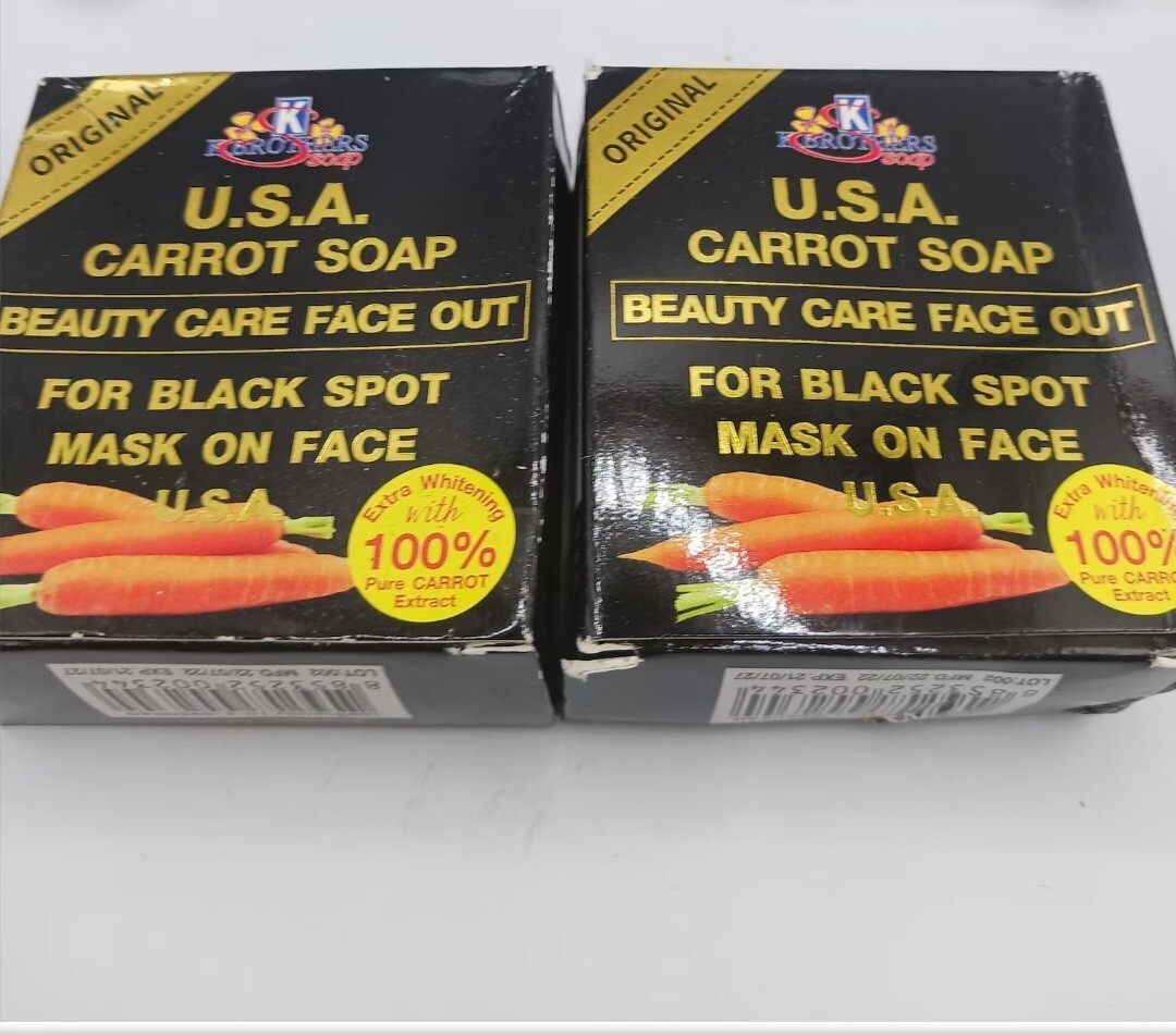 K Brothers USA Beauty Care Black Spot Mask On Face 50g Whitening Soap