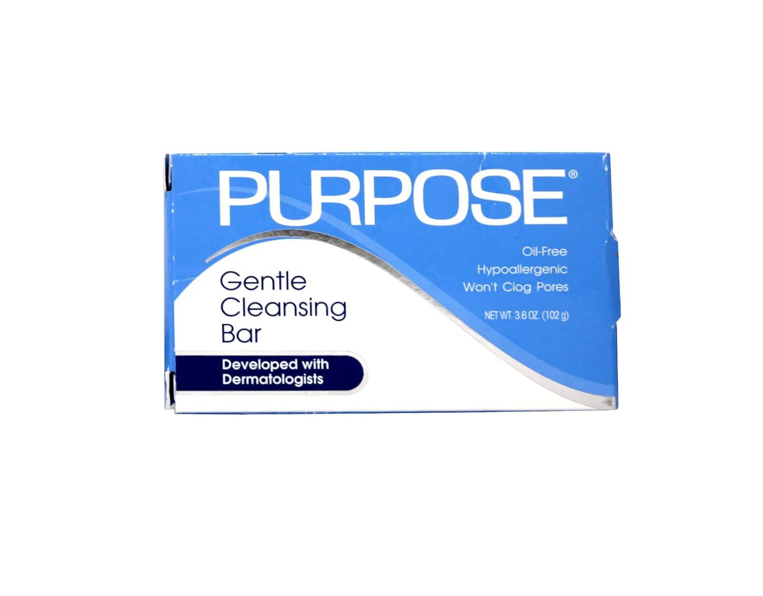 PURPOSE Gentle Cleansing Bar, Developed with Dermatologists for All Skin Types,