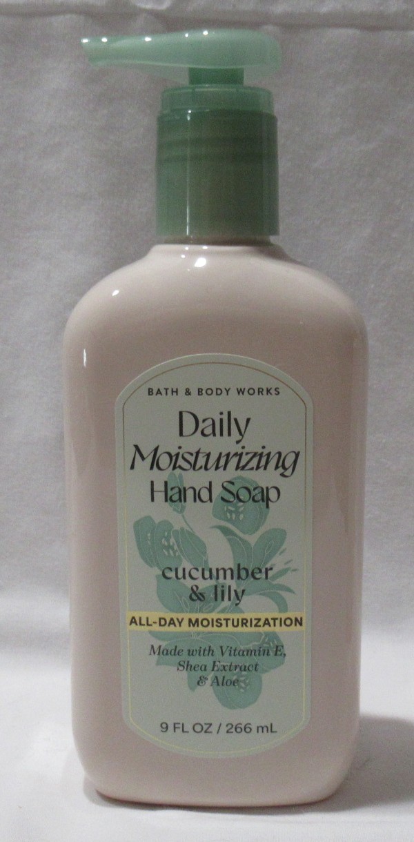 Bath & Body Works Daily Moisturizing Hand Soap Lot Set of 2 CUCUMBER & LILY