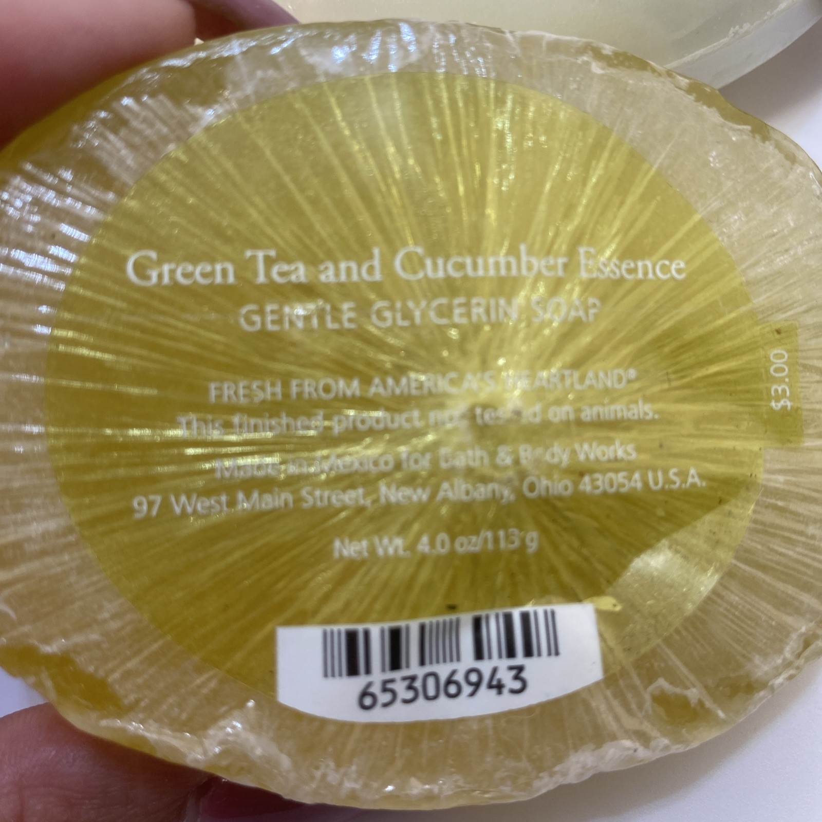 6 Bath & Body Works Soap Gardenia Lily Green Tea Cucumber White Ginger Amber NEW