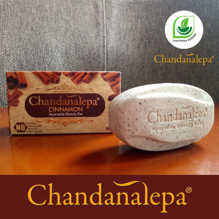 Ceylon Chandanalepa Cinnamon Ayurveda Beauty Bar Soap 100g