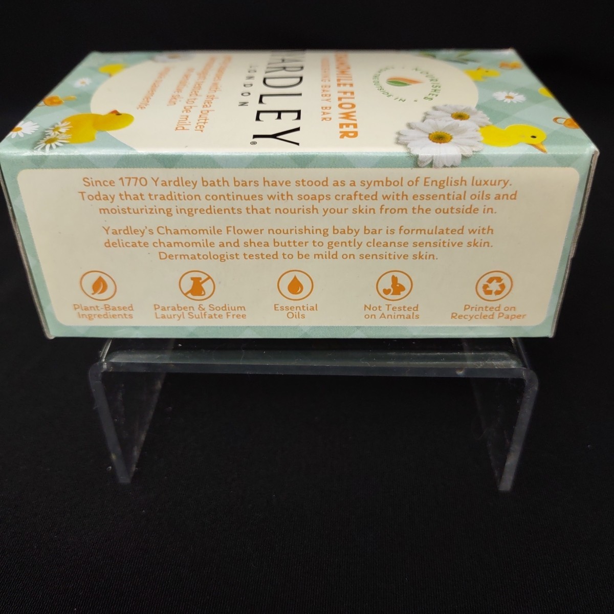 Yardley Baby Soap Chamomile London 2 packs 4 oz Each Bath Bar