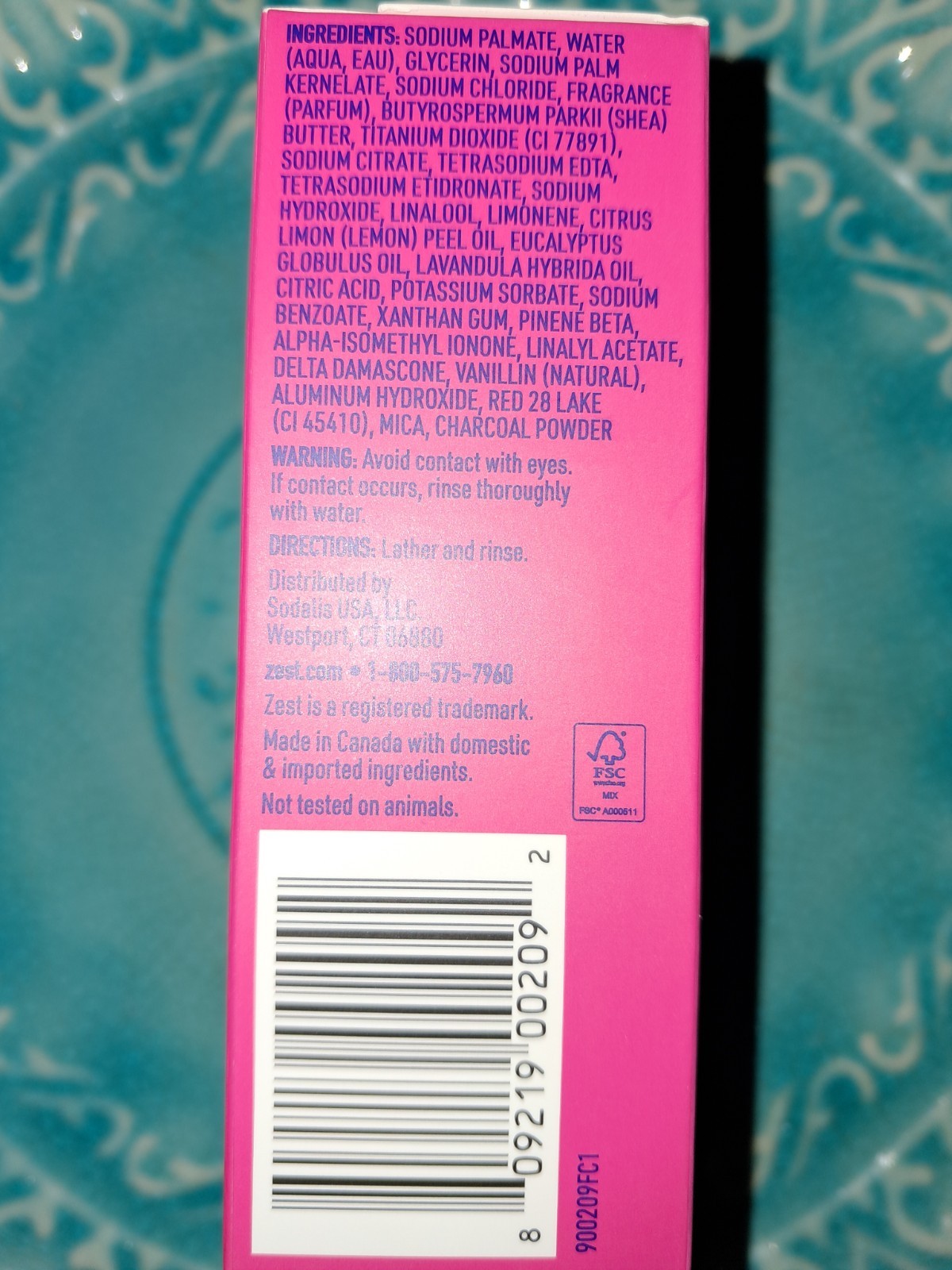 NEW! ZEST (7.05 Oz.) 200g Bar ●ORCHID & ALMOND OIL● Luxurious Moisture Bar🫧.