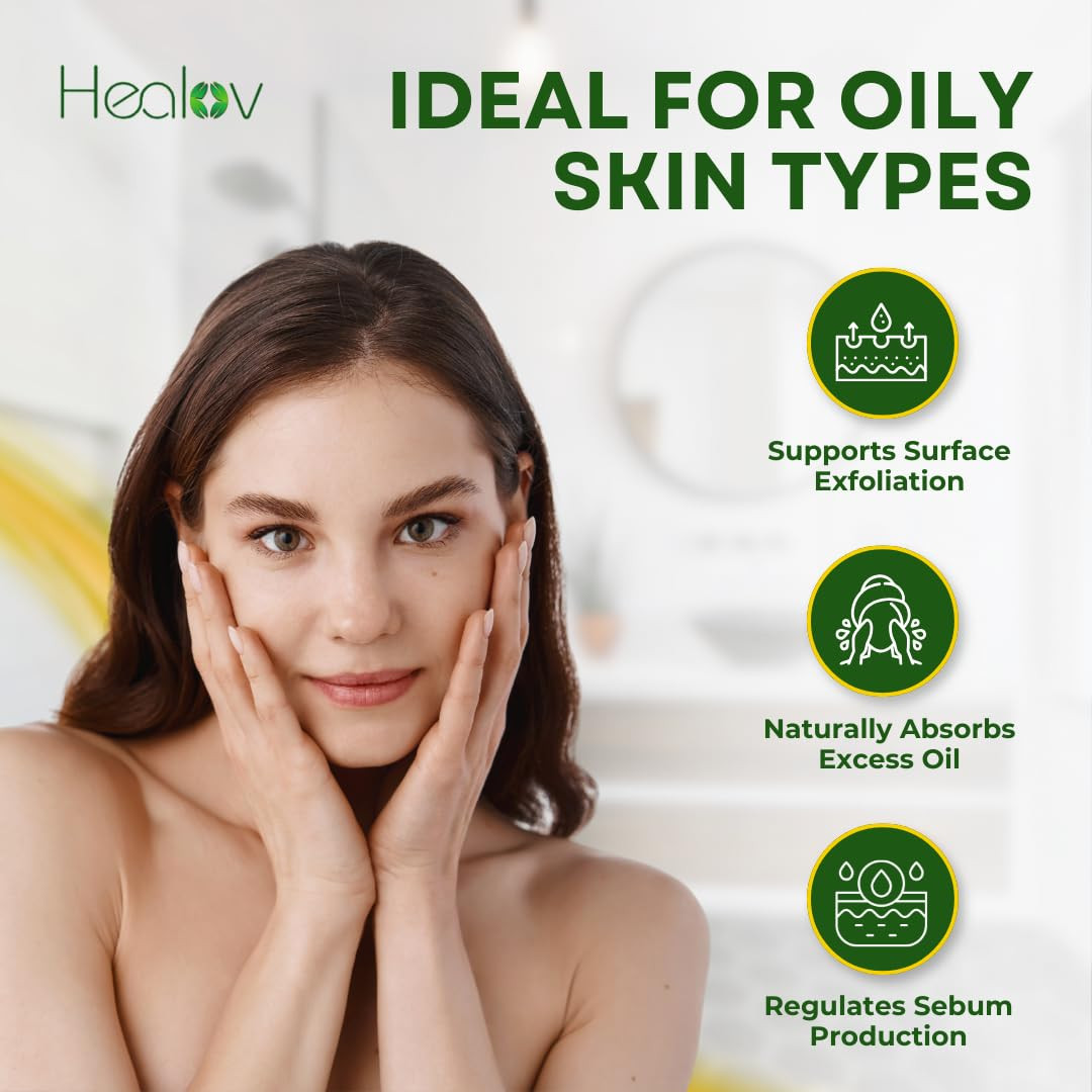 Sulfur Soap – Sulfur Face & Body Wash for Acne – Sulphur Exfoliating Facial Clea