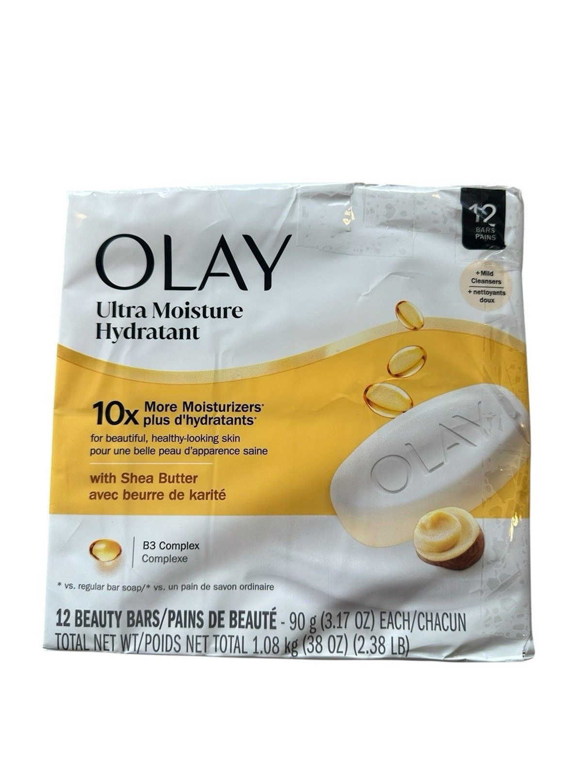 Lot Of 20 Olay Beauty Bar Soap Shea Butter & B3 Complex