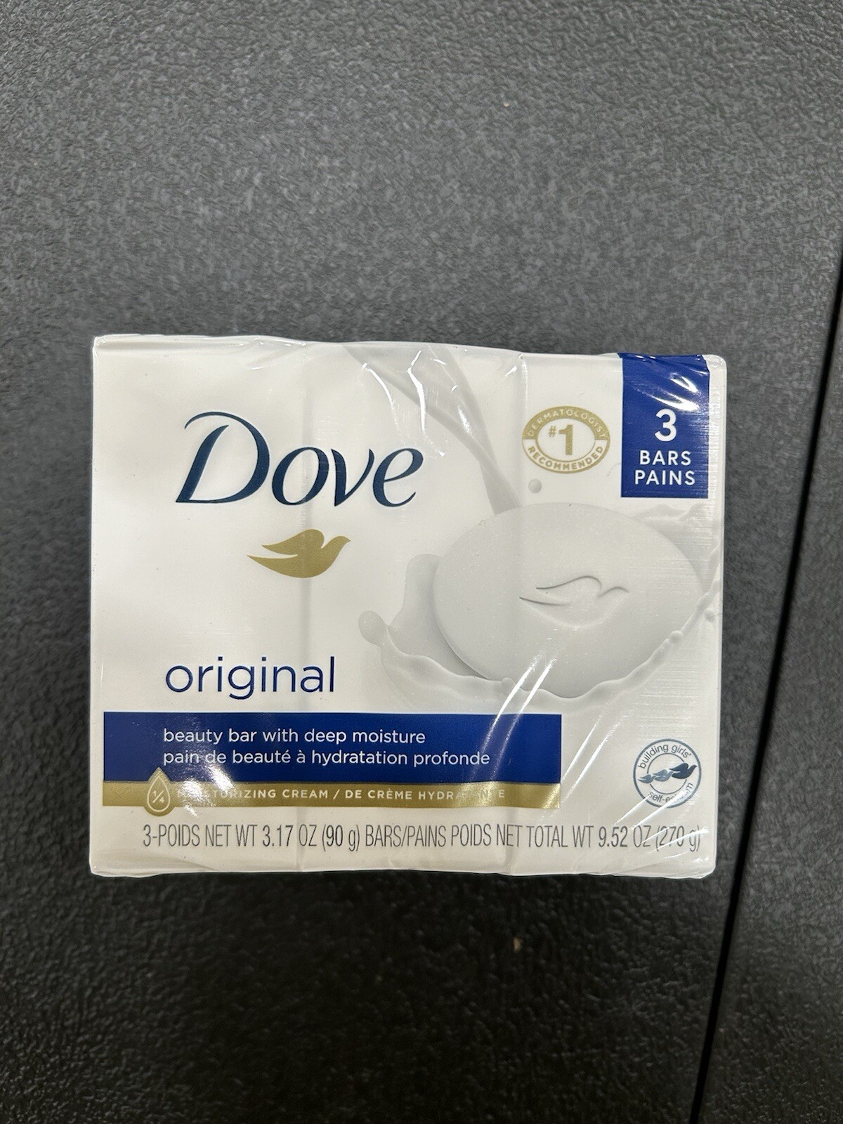 Dove Soap Pack Of 3!! Original 3.17oz Each Bar X 3!