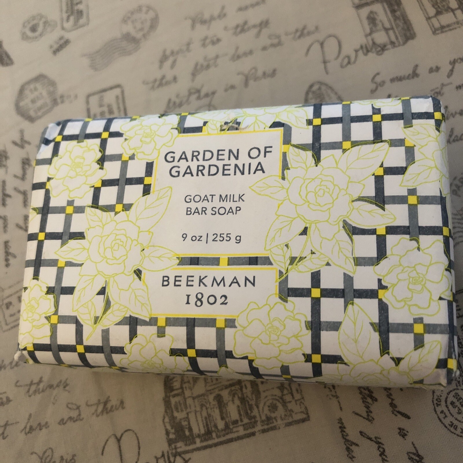 BEEKMAN 1802 Garden Of Gardenia Goat Milk Bar Soap 255g Jumbo Sealed NIB