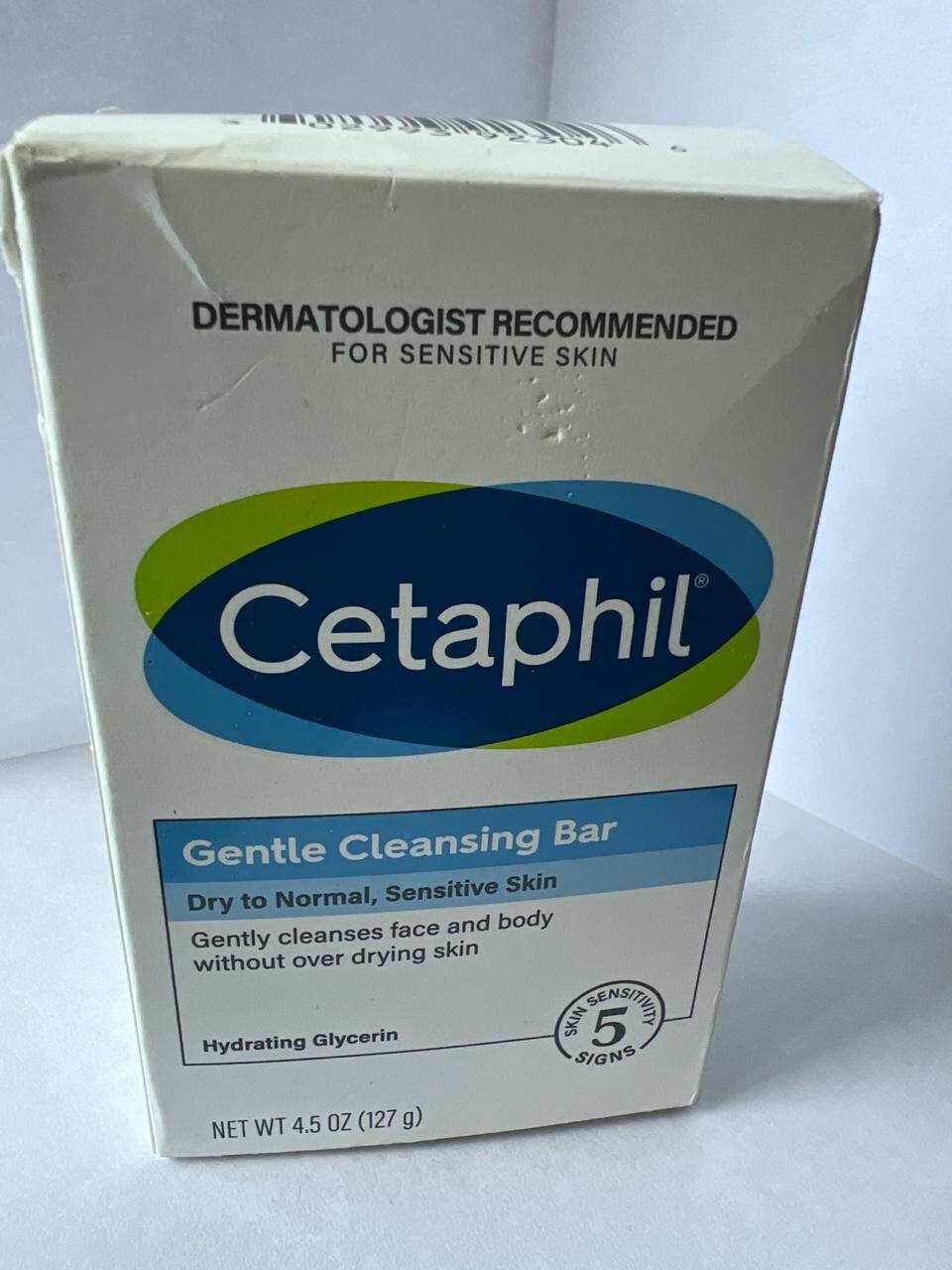 Cetaphil Gentle Cleansing Bar, For Body & Face, 4.5 oz (127 g) NEW SHIPS FAST