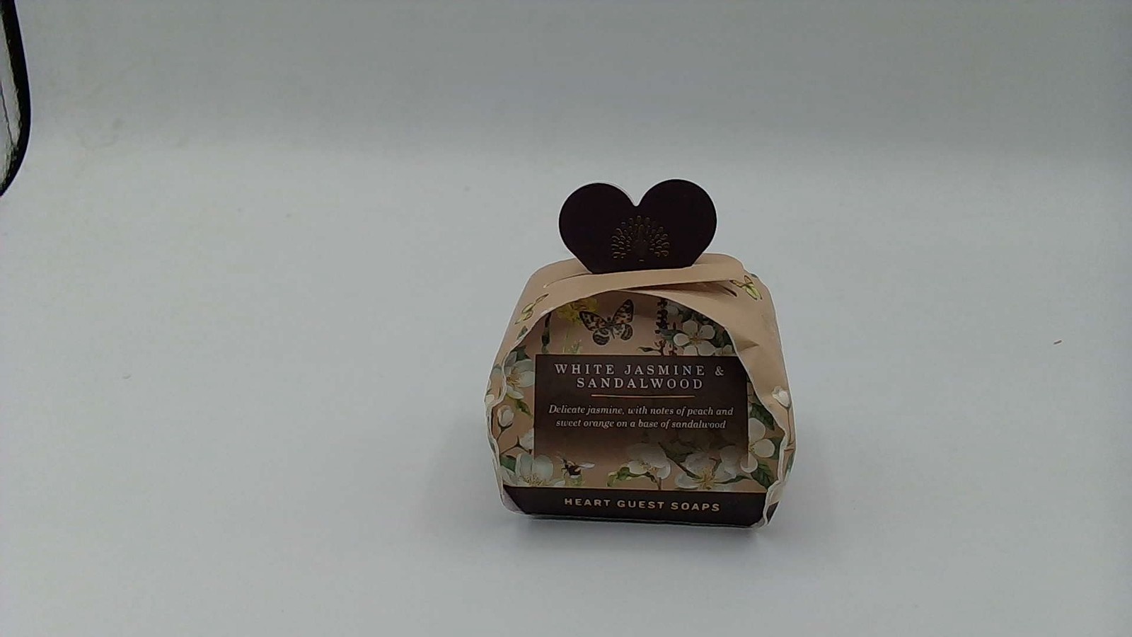 English Soap Company White Jasmine And Sandalwood Heart Guest Soaps