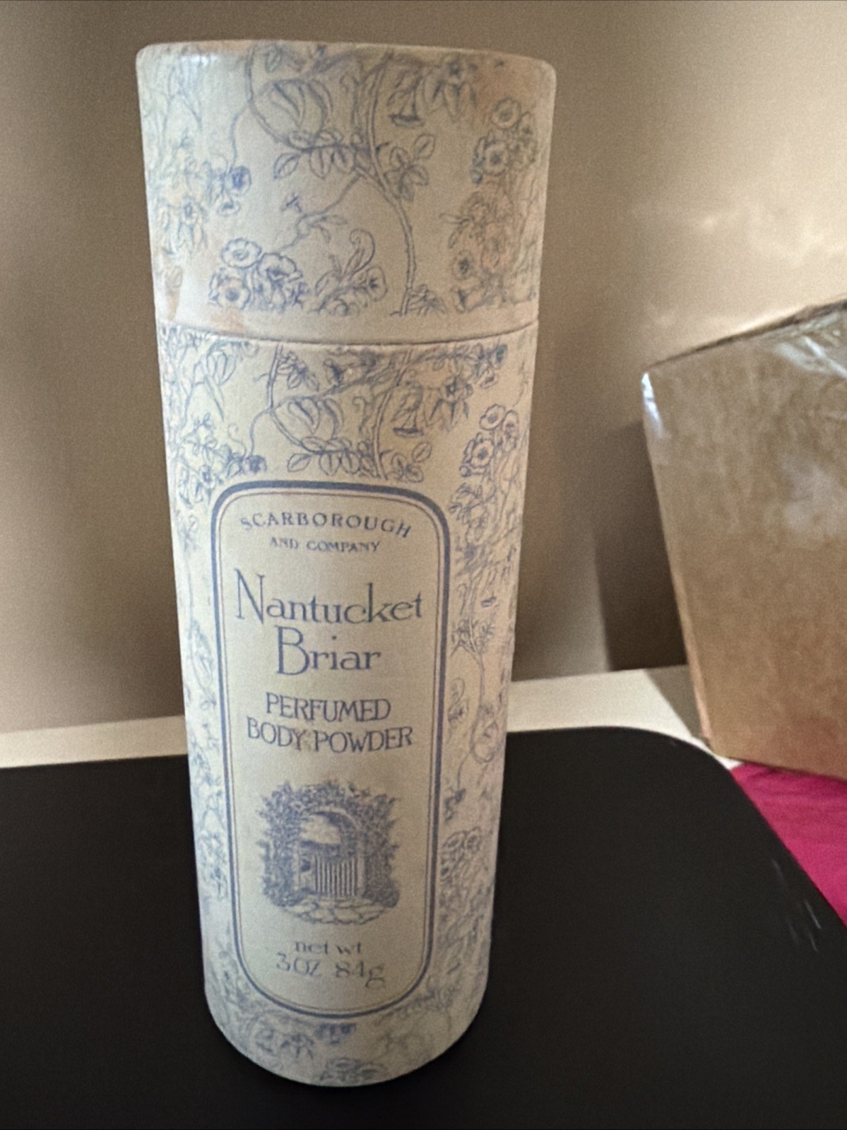 Vtg 80s Crabtree & Evelyn Nantucket Briar Perfumed Body Powder Travel 3oz READ