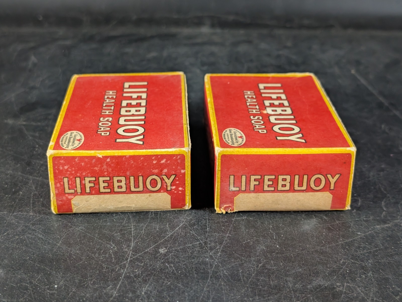 x2 Vintage Lifebuoy Health Soap Lever Bros In Box 1950’s Unused