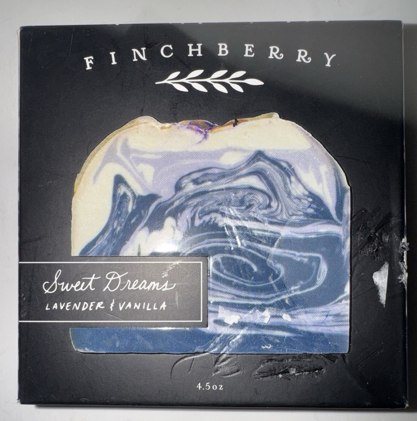 FINCHBERRY SWEET DREAMS LAVENDER VANILLA 4.5 OZ HANDCRAFTED VEGAN SOAP NEW