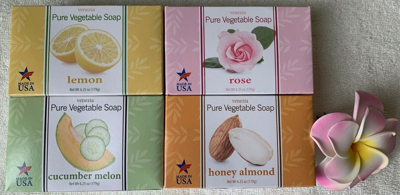 VENEZIA***Pure Vegetable Soap***chOOse yOUr scEnt(s)~~~FULL SIZES~~~NEW-~~SEALED