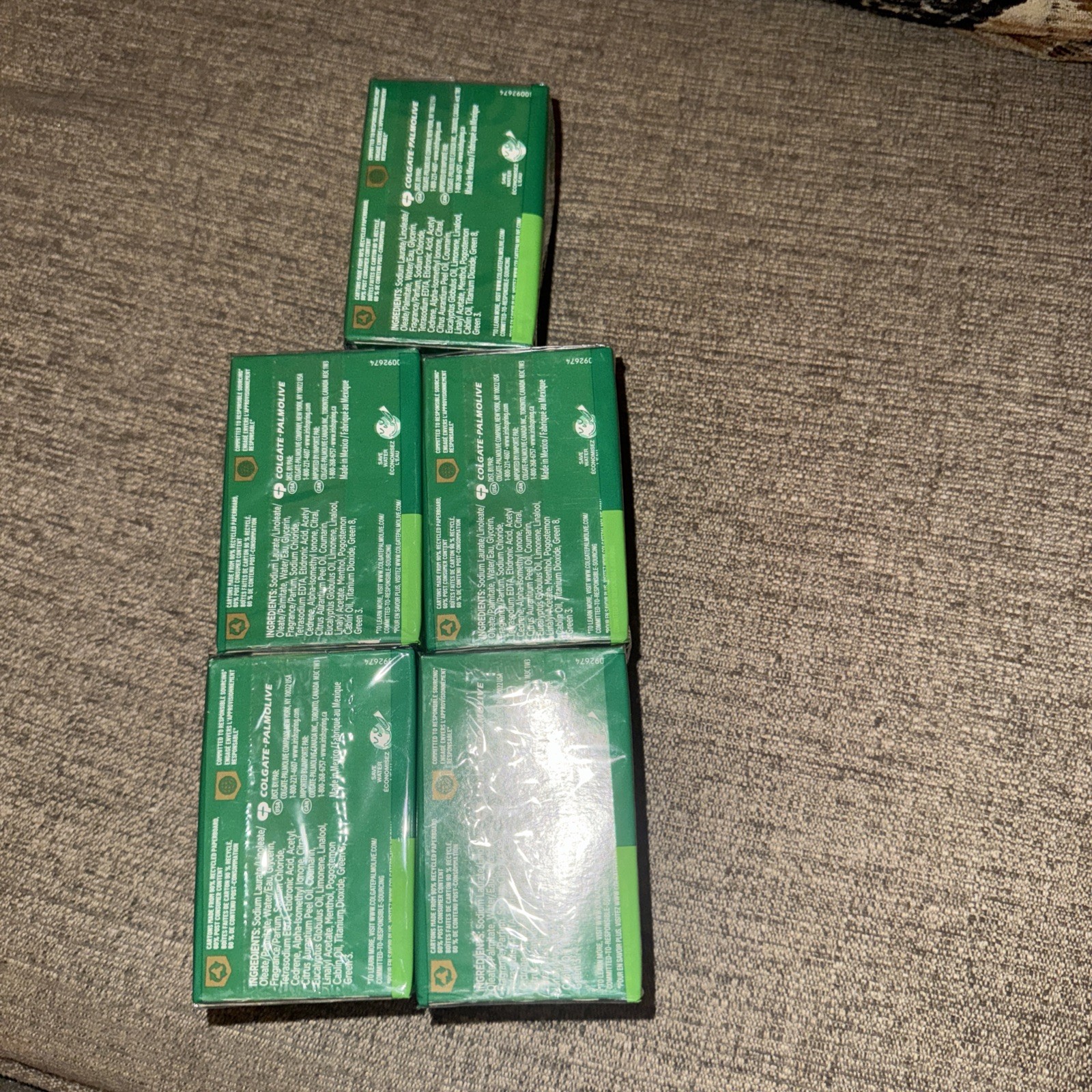 Lot Of 5 Packs Irish Spring Classic Original Clean Bar Soap 10 Bars 3.2 Oz Each