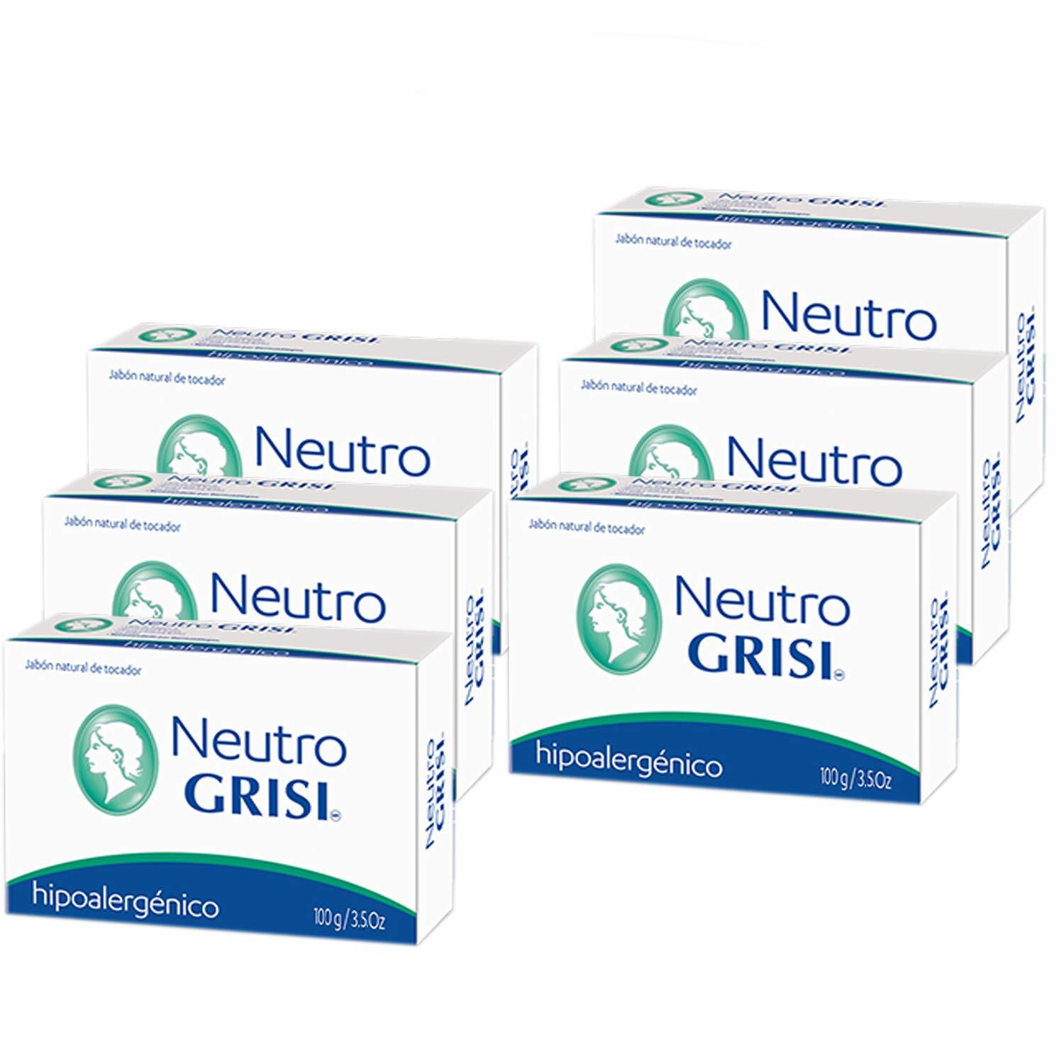 6pk – Neutral Soap – Hypoallergenic – Jabon Neutro – Grisi