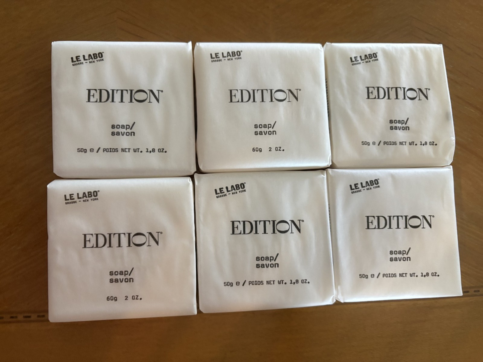 (6)Le Labo Edition Hotels Bar Soap 1.8oz 50g