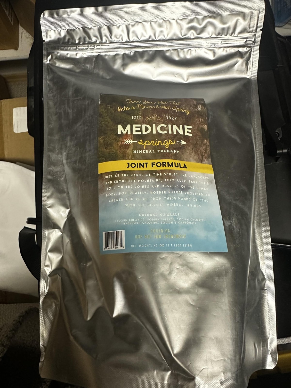 Medicine Springs Bath Tub Mineral Therapy Joint (2 Soaks) Dead sea Minerals h…