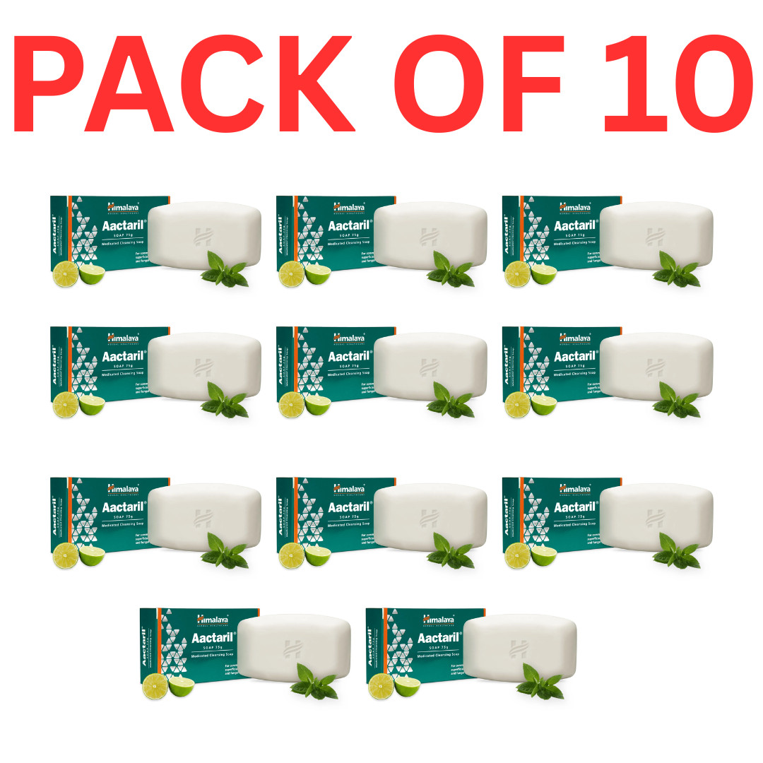 Himalaya Herbals AACTARIL SOAP 75gm FREE SHIP [Pack of 10]