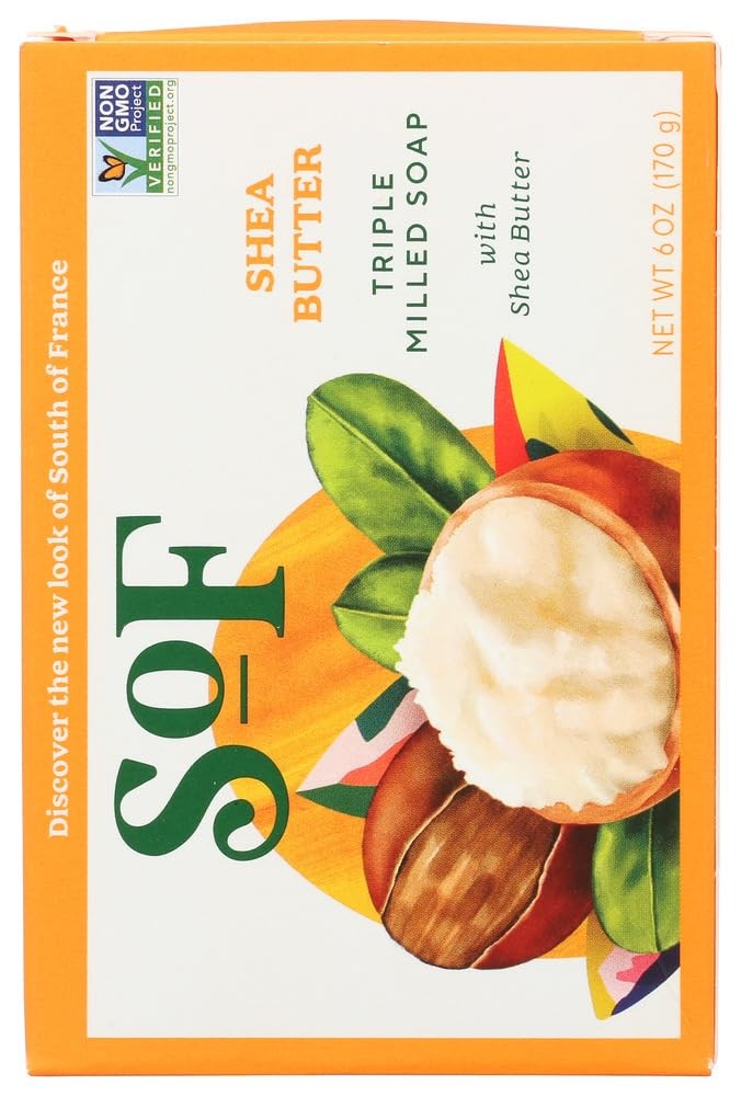 South Of France French Milled Bar Soap Shea Butter – 6 oz