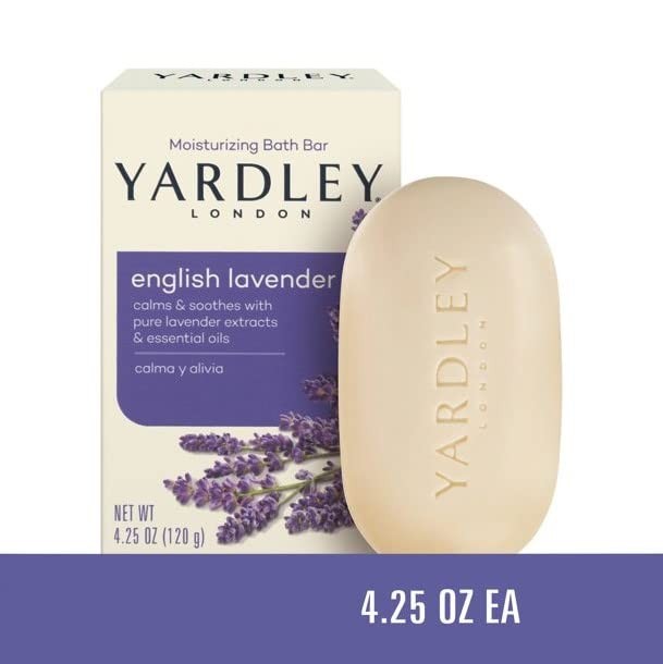 Yardley English Lavender Bar Soap 4Oz (2Pack)
