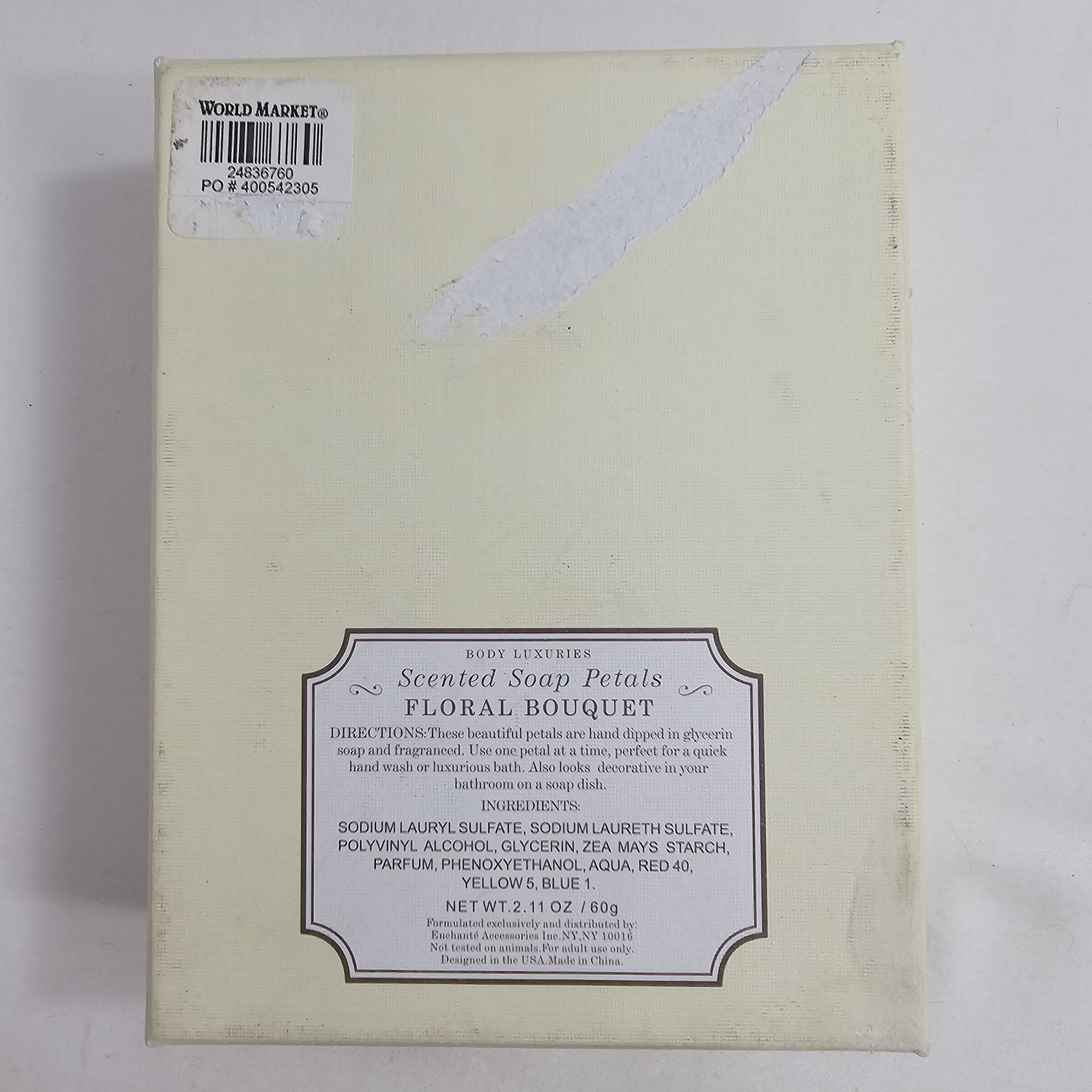 World Market Rose Petals Scented Soap