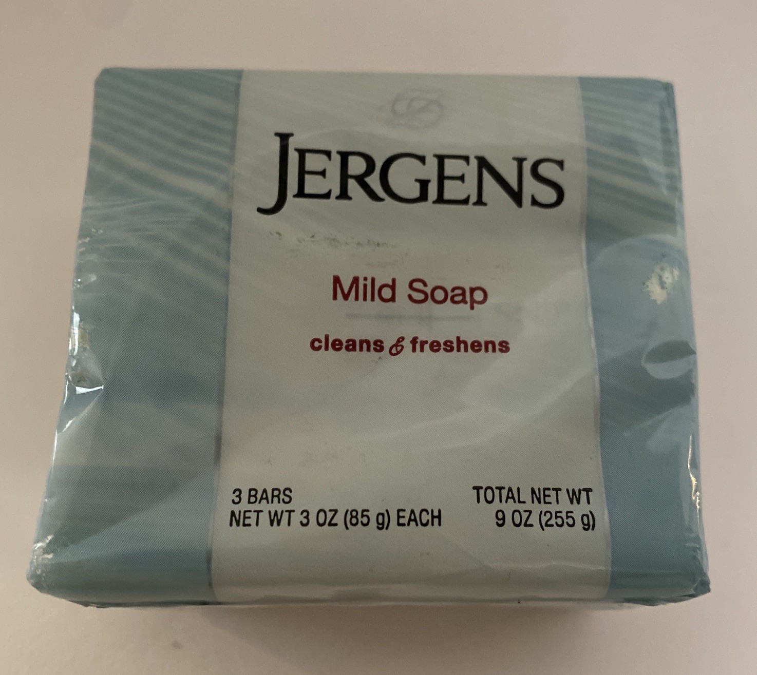 Jergens Mild Soap 3 oz Bars 3 Per Package 12 Bars Total Sealed