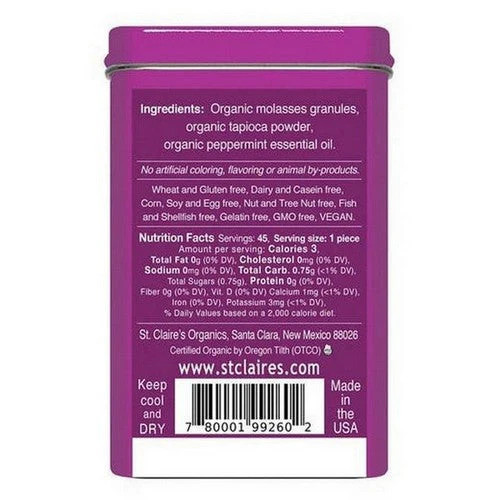 South Of France Soaps, Organics Pepper Mints, 1.5 Oz