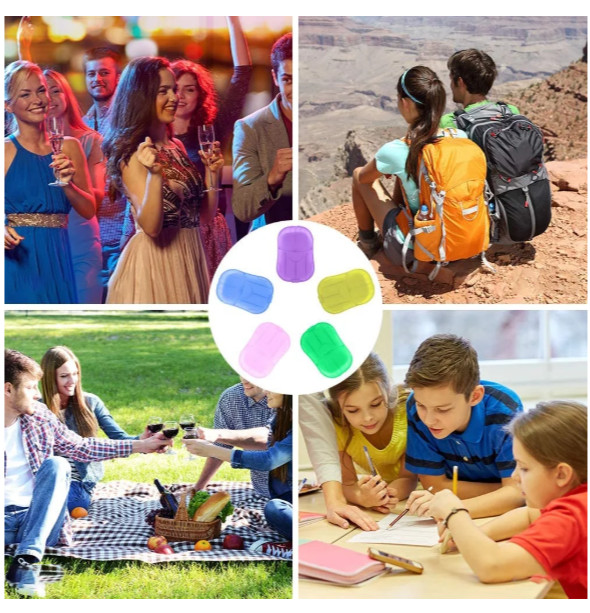 5-Travel Colorful Soap Sheets–Disposable Paper for Camping & Travel or on the Go