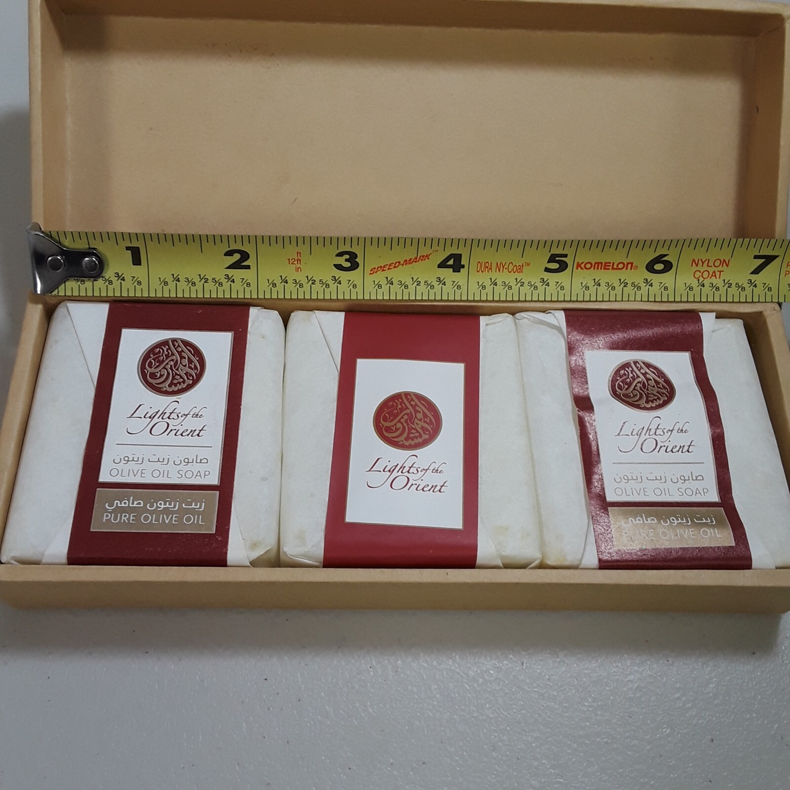 Olive Oil Soap Bars 3-Pack Gift Box Lights of the Orient