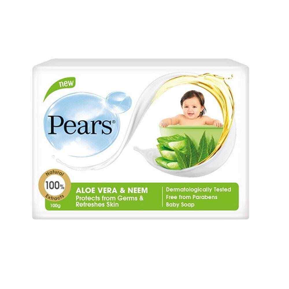 New Pears Baby Soap Natural Herbal Moisture Cream Ayurvedic Soap Baby Health100g