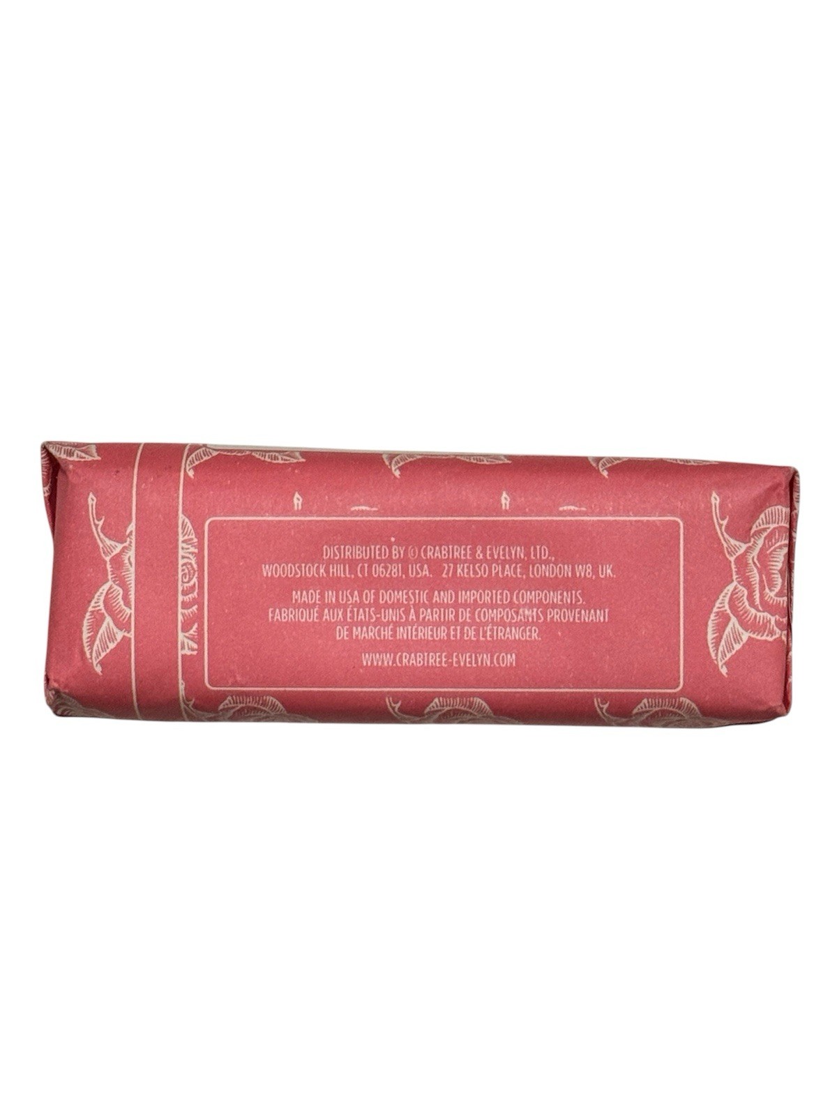 Crabtree & Evelyn London Rosewater & Pink Peppercorn Hydrating Bar Soap 5.5 oz