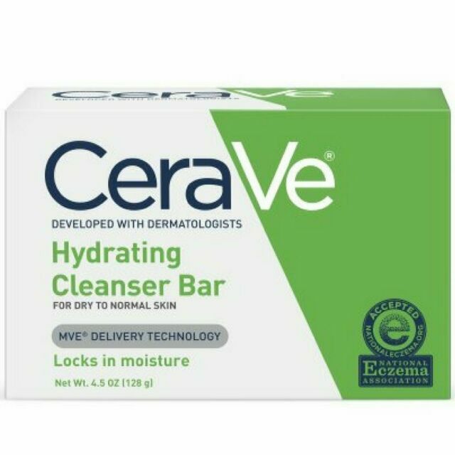 CeraVe Hydrating Cleanser Bar – 4.5 oz. 2BARS