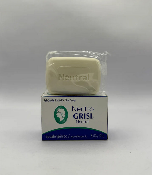Neutro Grisi Neutral Soap 3.5oz Hypoallergenic Gentle Skin Cleanser Bar