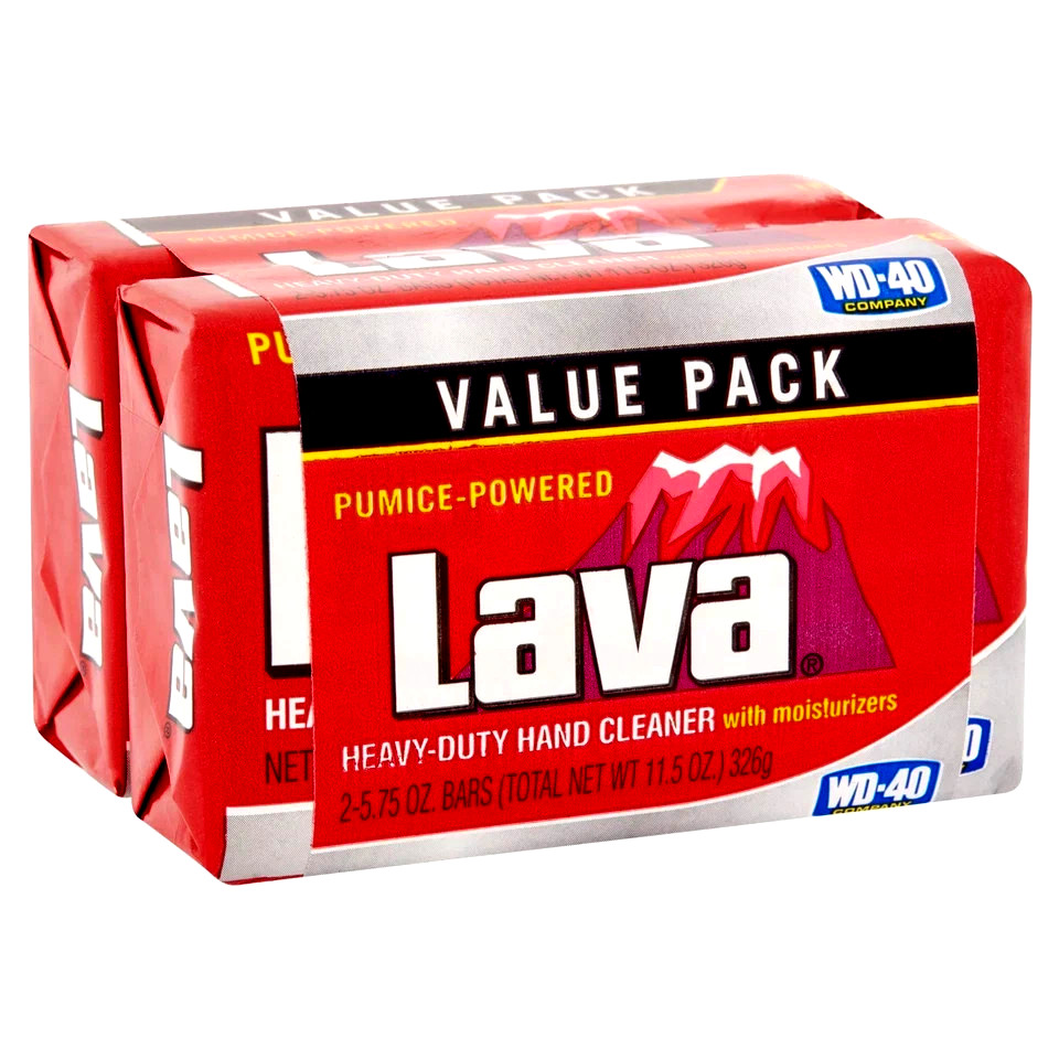 ( 2 paCK ) Lava Heavy-Duty Hand Cleaner Bar Soap, 5.75 oz