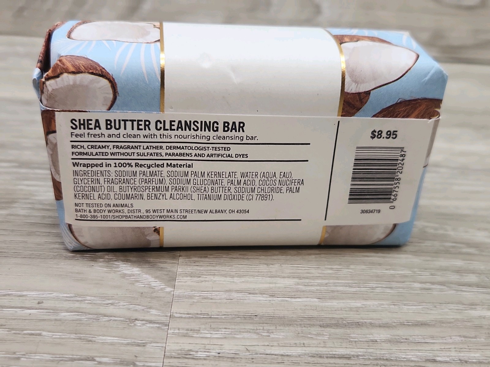 Vanilla Coconut Cleansing Bar 5 oz – Bath & Body Works ( 1 Bar As Shown)