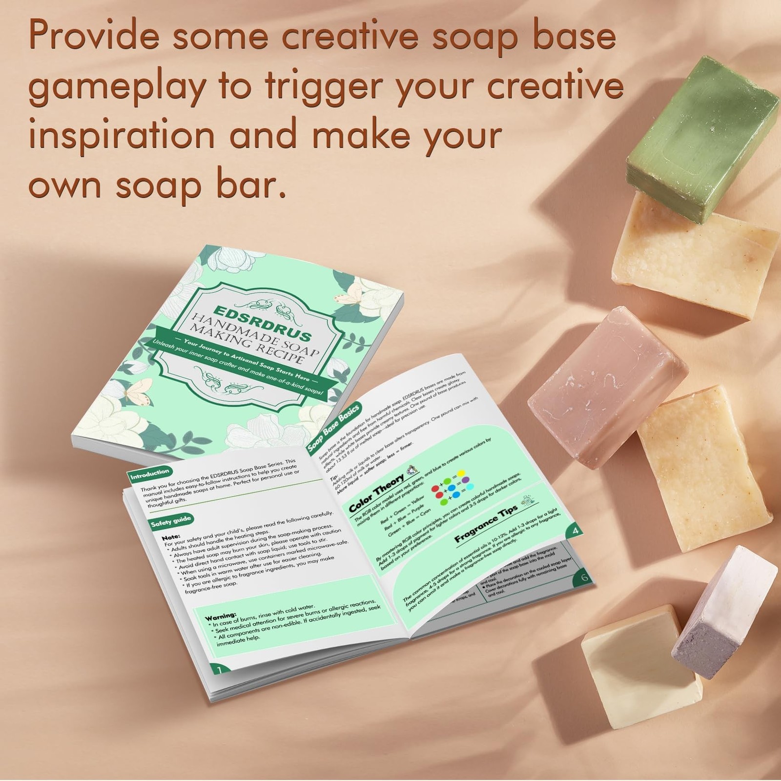 2lb Glycerin Soap Base – Scented Melt and Pour Soap Base for DIY Crafting, Ea…