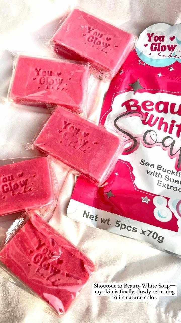 Beauty White Soap by You Glow Babe, 5 Bars x 70g