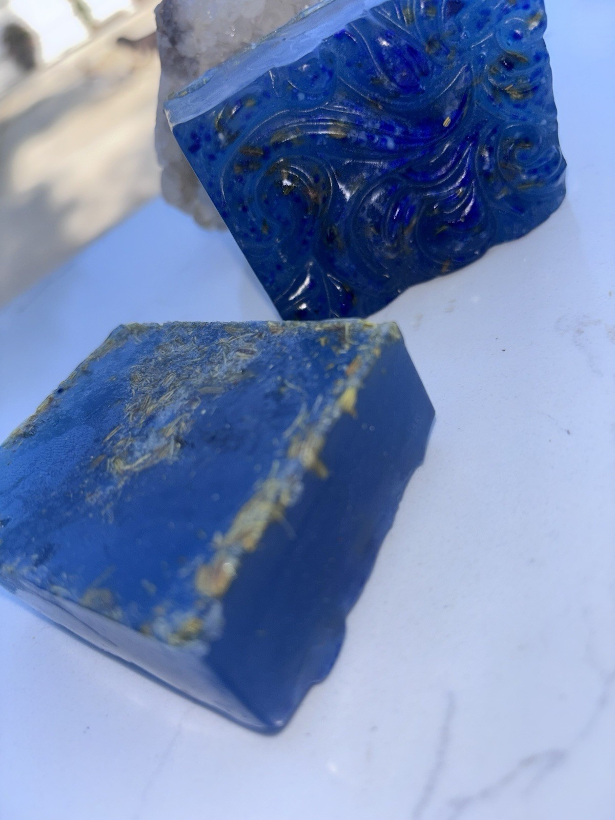 Jabón Ritual Body Bar Soap Anise & Fennel Handmade Blue