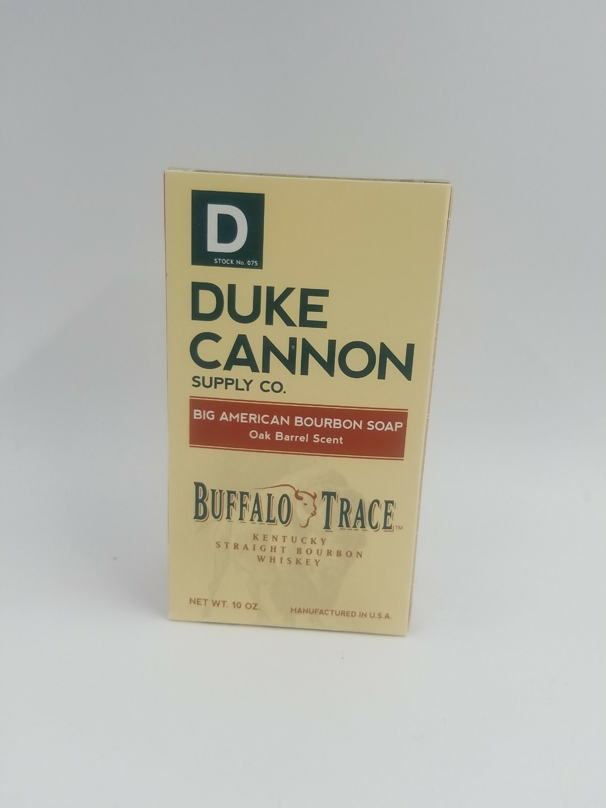 Duke Cannon Buffalo Trace Oak Barrel Scent Big American Bourbon Bar Soap 10zHG30