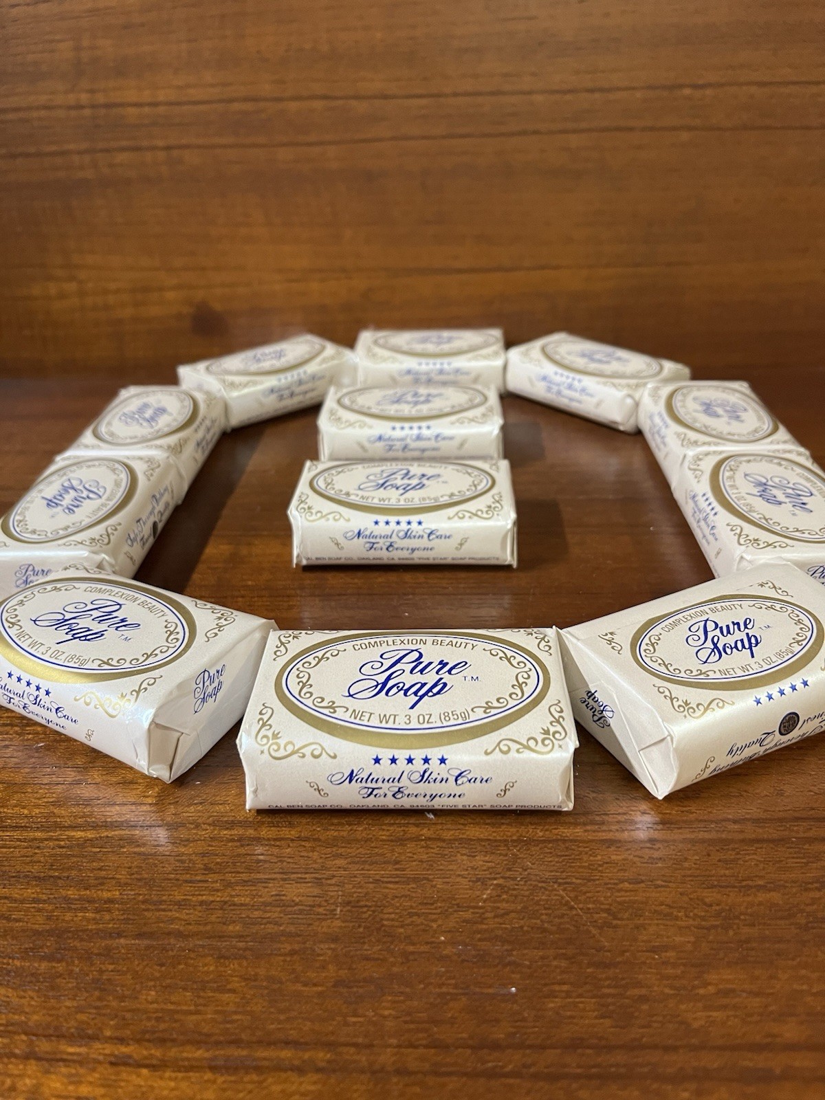 Cal Ben Complexion Beauty Pure Soap Bar 3 oz Each All Natural Set of 12 Sealed