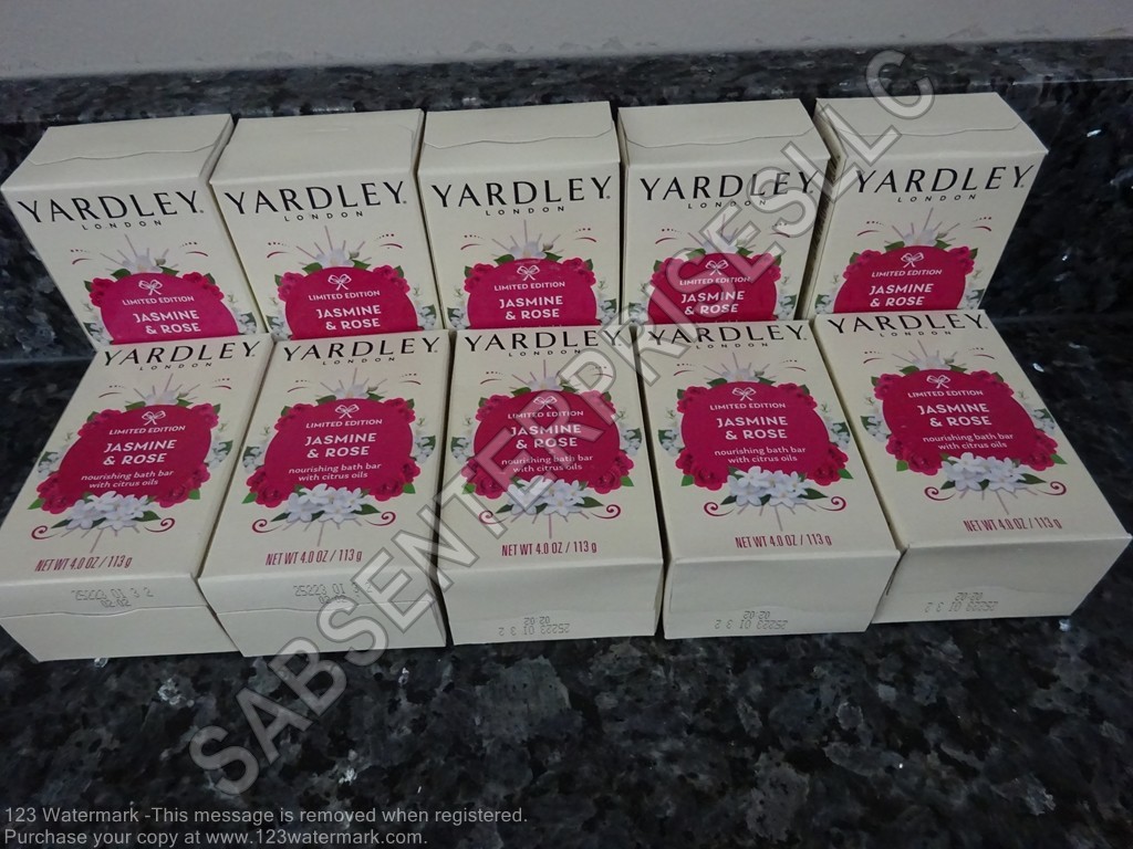 10 Yardley London Limited Edition JASMINE & ROSE Bath Bar Bar Soap 4 oz. NEW