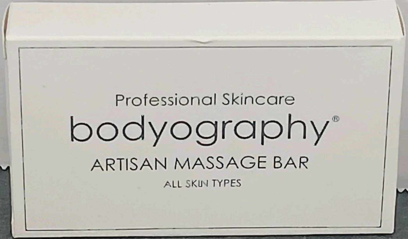 2 Bodyography Blanc Artisan Massage Bar Vanilla White Tea Soap 1.8oz & 1.1oz