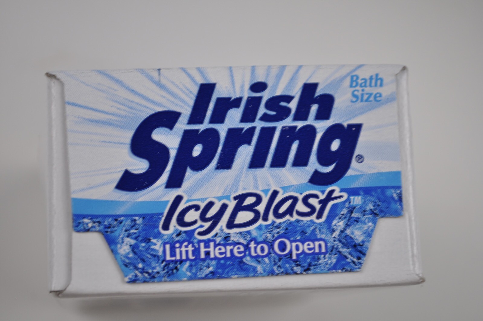 Vintage Irish Spring Deodorant Soap Icy Blast 4.5 Ounce