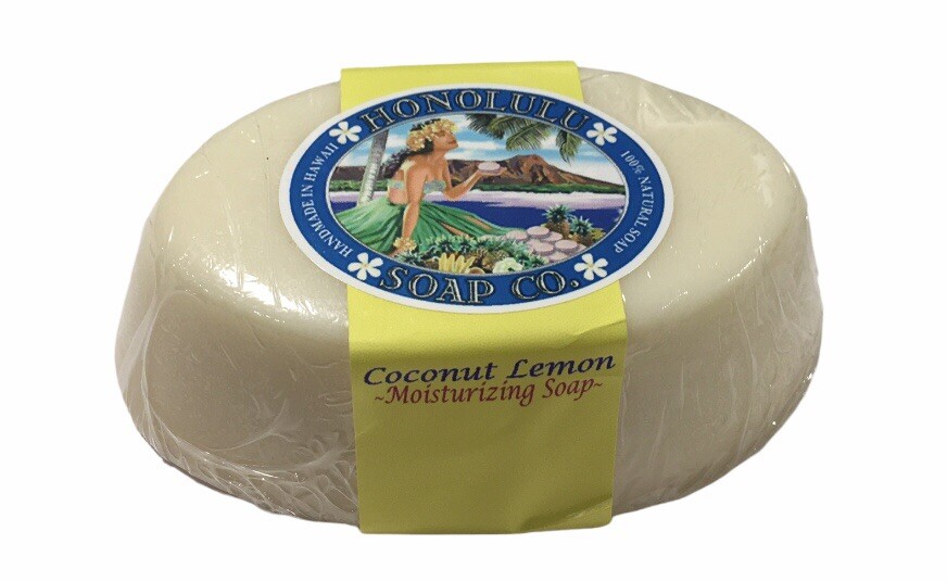Honolulu Soap Company – Coconut Lemon – 6oz Soap Made in the USA