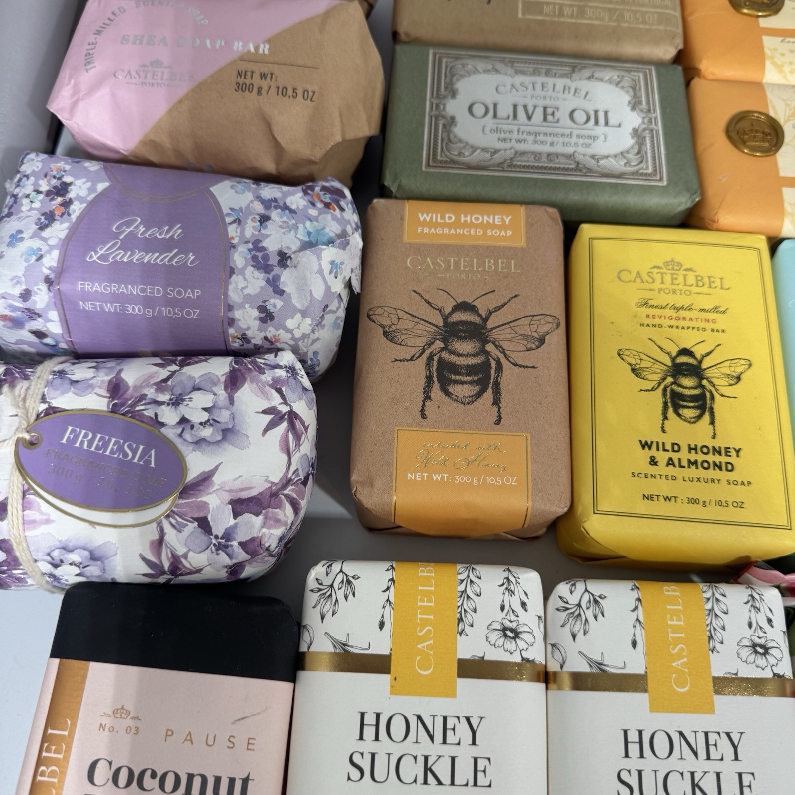 Lot Of 21 Bars Of Castelbel Luxury Soap Bar Made In Portugal Various Scents