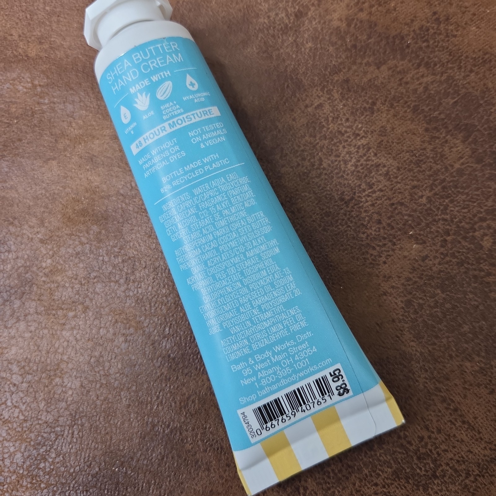 BATH & BODY WORKS WARM BUTTER COOKIE HAND CREAM LOTION TRAVEL 1 OZ SHEA BUTTER