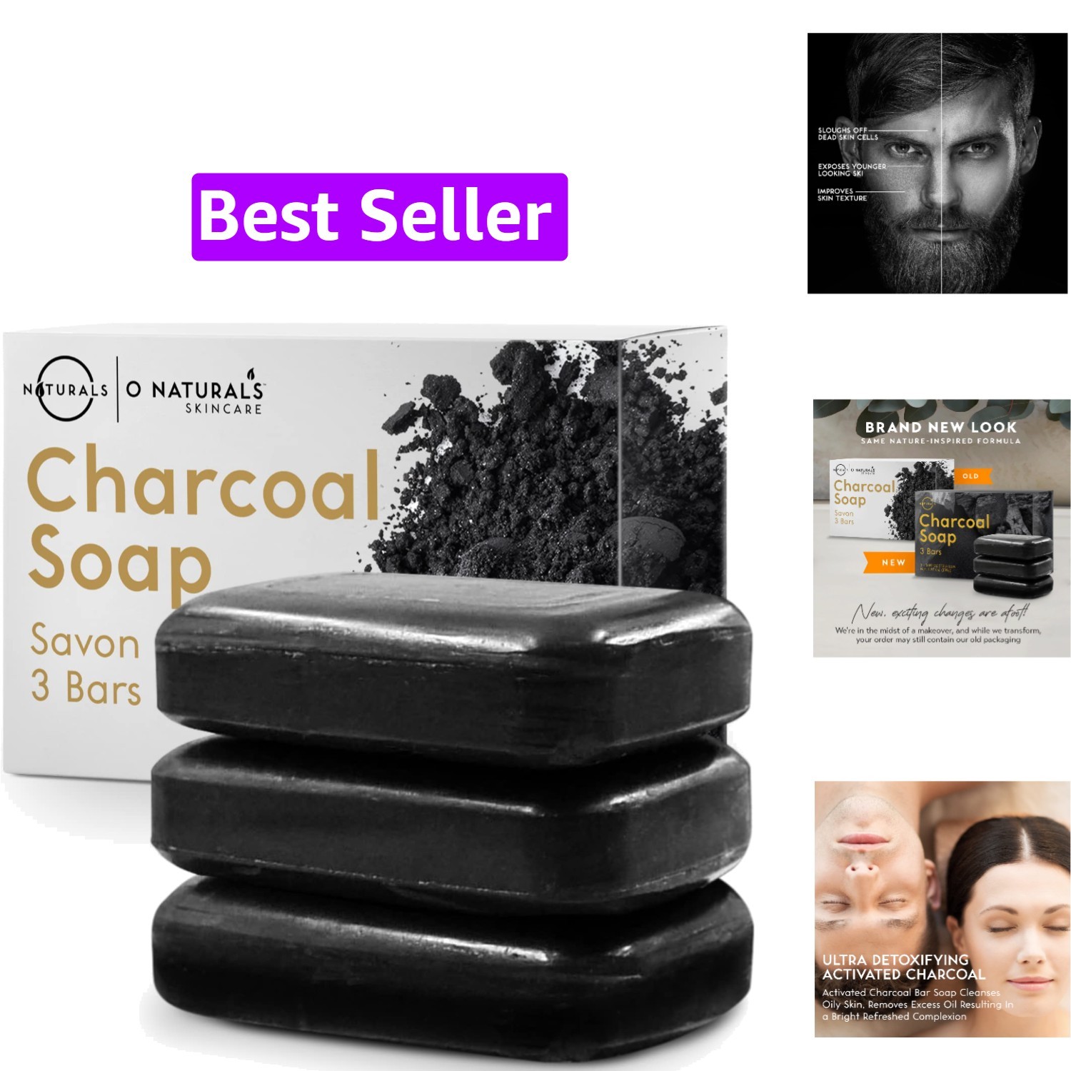 100% Natural Bar Soap – Gift Set – Organic Ingredients & Essential Oils – Spa…